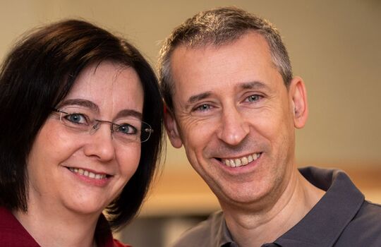 Frau Krause und Herr Dr. Morsch