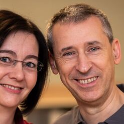 Frau Krause und Herr Dr. Morsch