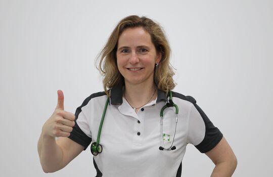 Dr. Veregge: Daumen hoch