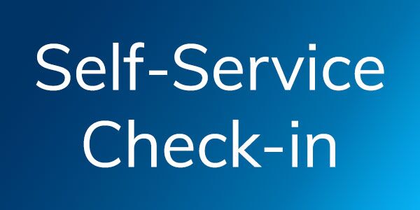 Button: Self-Service-Check-in