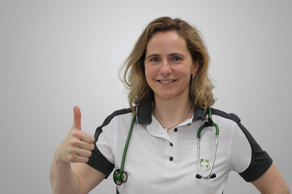 Dr. med. Veregge: Daumen hoch