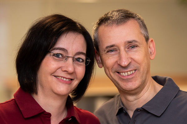 Frau Krause und Herr Dr. Morsch